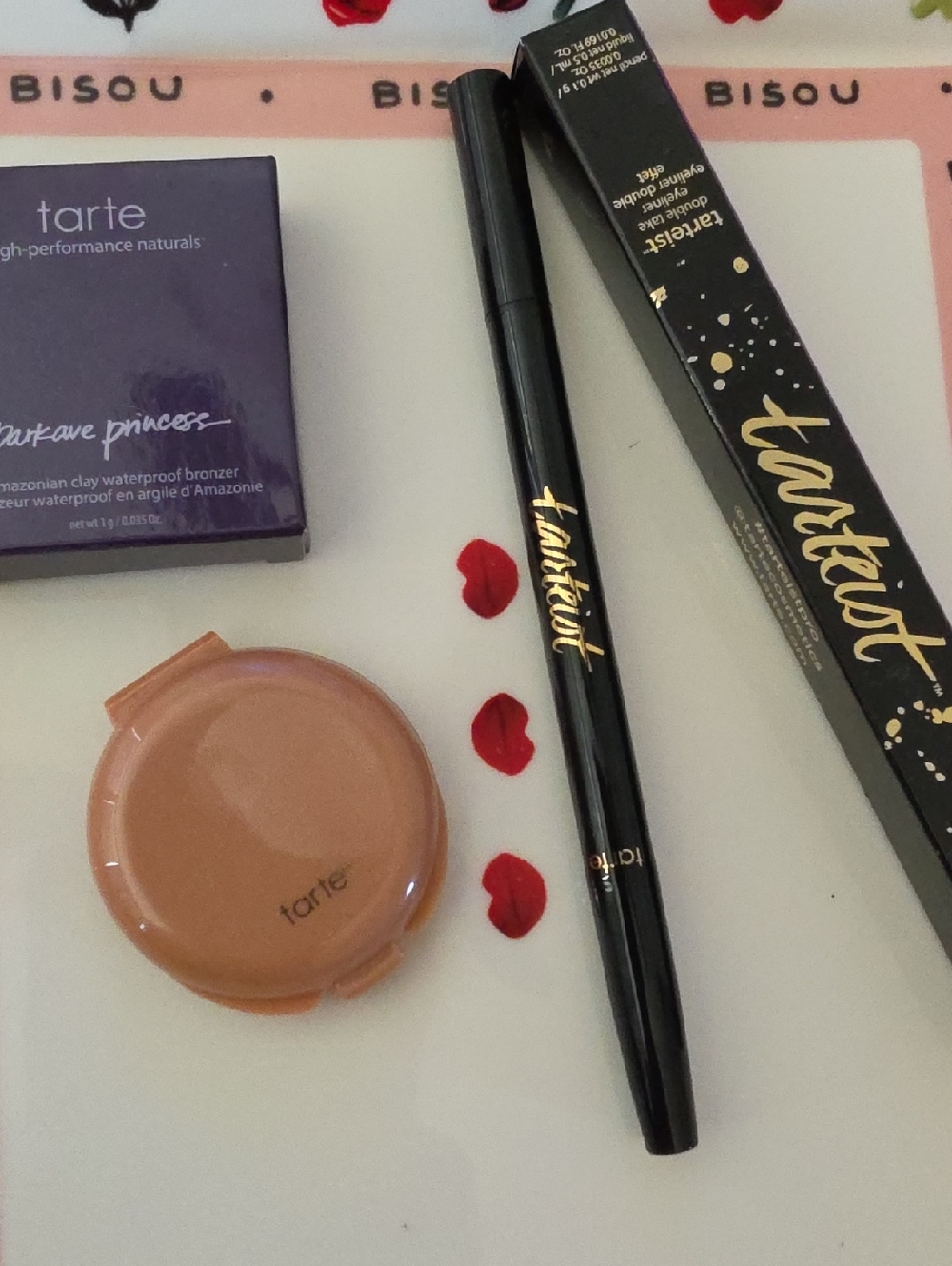 tarte Bronzer Mini in 'Park Ave Princess' & Double Eyeliner in Black